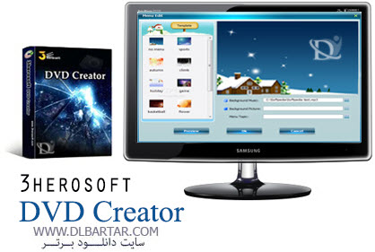 دانلود رایگان نرم افزار 3herosoft DVD Creator 4.2.7.0712