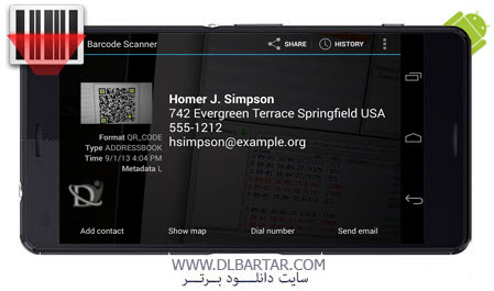 دانلود رایگان برنامه Barcode Scanner برای گوشی های اندروید