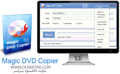 دانلود رایگان نرم افزار Magic DVD Copier v9.0.1 - مجیک دی وی دی کوپیر