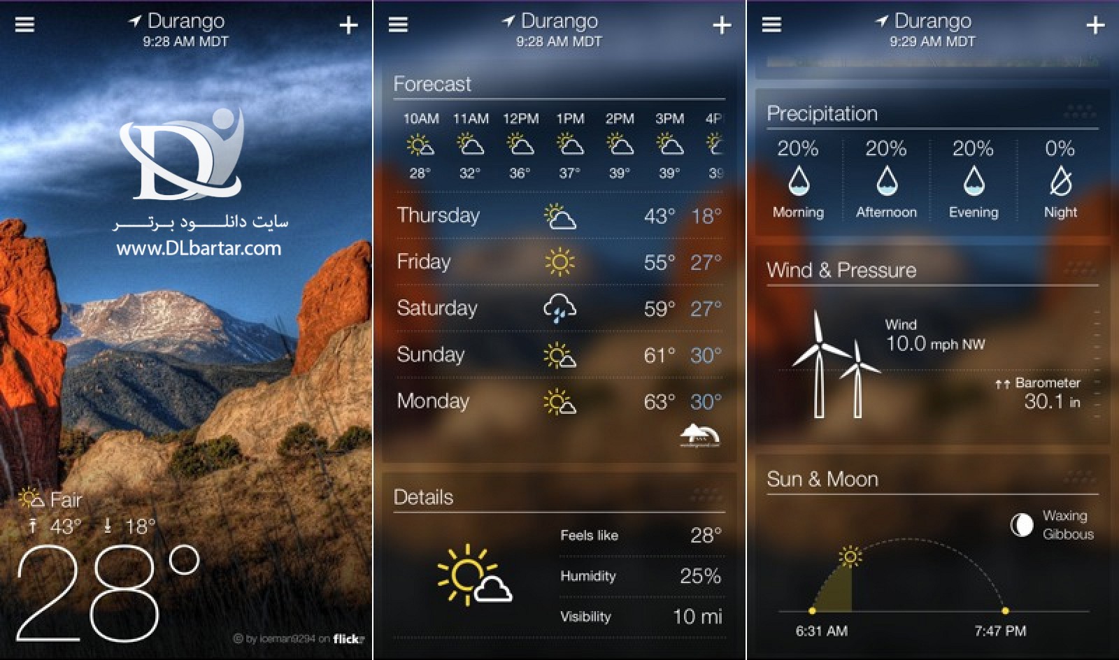 دانلود Yahoo Weather v1.16.2 برنامه هواشناسی یاهو برای اندروید