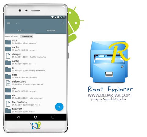 دانلود Root Explorer 4.6 + نسخه مود - فایل منیجر قدرتمند برای گوشی های اندروید